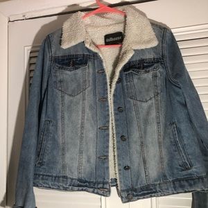 Sherpa lined jean jacket